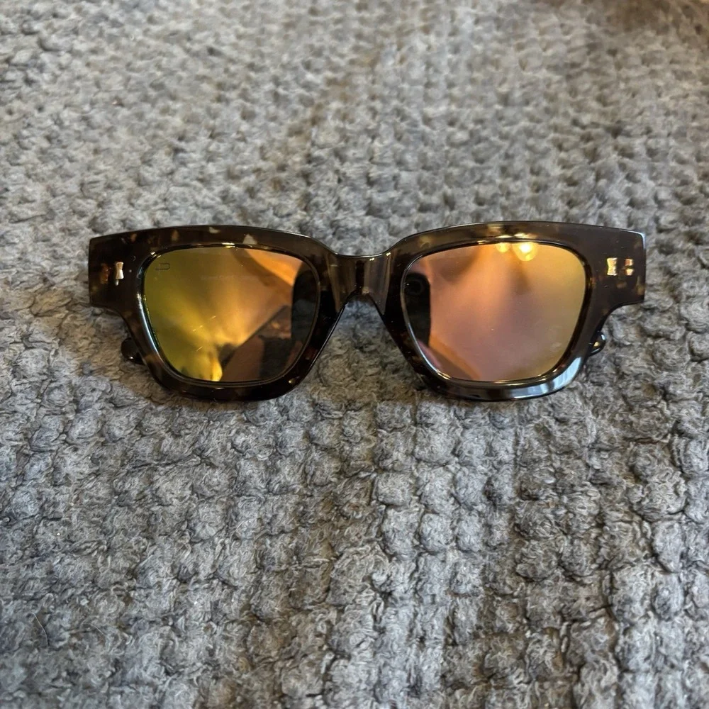 New Prive Revaux Island Girls/s Black‎ Tortoise 48 20 140 Sunglasses Vintage